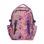 Pink ribbon Carry-on Double Buckle Travel Backpack