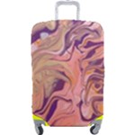 Pink ribbon Luggage Cover (Large)