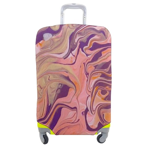 Pink ribbon Luggage Cover (Medium) from ArtsNow.com