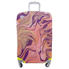 Pink ribbon Luggage Cover (Medium) from ArtsNow.com