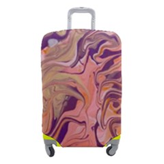 Pink ribbon Luggage Cover (Small) from ArtsNow.com