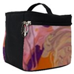 Pink ribbon Make Up Travel Bag (Small)