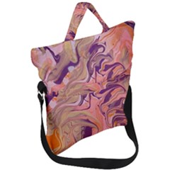 Fold Over Handle Tote Bag 