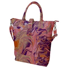 Buckle Top Tote Bag 