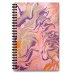 Pink ribbon 5.5  x 8.5  Notebook