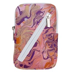 Pink ribbon Belt Pouch Bag (Small) from ArtsNow.com