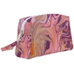 Pink ribbon Wristlet Pouch Bag (Large)