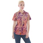 Pink ribbon Women s Short Sleeve Pocket Shirt