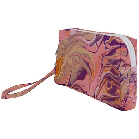 Pink ribbon Wristlet Pouch Bag (Small) from ArtsNow.com