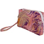 Pink ribbon Wristlet Pouch Bag (Small)