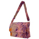 Pink ribbon Full Print Messenger Bag (M)