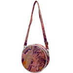 Pink ribbon Crossbody Circle Bag