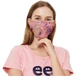 Pink ribbon Fitted Cloth Face Mask (Adult)