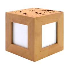 Wood Photo Frame Cube 