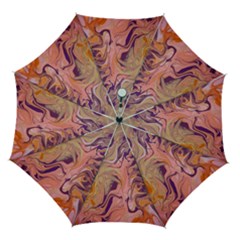 Pink ribbon Automatic Folding Umbrella with Case (Medium) from ArtsNow.com