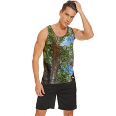 Men s Wide Collar Tank Top 