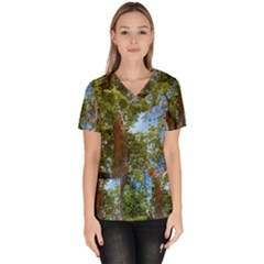 Women s V-Neck Scrub Top 