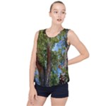 Patagonian Forest Trees Close-up, Rio Negro Province, Patagonia, Argentina Bubble Hem Chiffon Tank Top