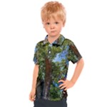 Patagonian Forest Trees Close-up, Rio Negro Province, Patagonia, Argentina Kids  Polo T-Shirt