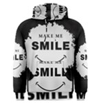 Black And White Simple Make Me Smile T Shirt 20250203 014057 0000 Men s Core Hoodie