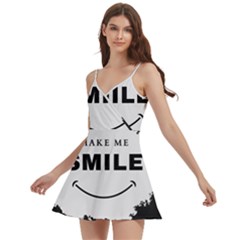 Body Wrap Sleeveless V-Neck Mini Dress 