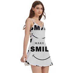 Body Wrap Sleeveless V-Neck Mini Dress 