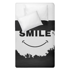 Black And White Simple Make Me Smile T Shirt 20250203 014057 0000 Duvet Cover Double Side (Single Size) from ArtsNow.com