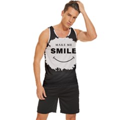 Men s Wide Collar Tank Top 