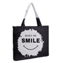 Zipper Medium Tote Bag Front