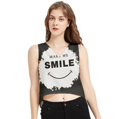 V-Neck Cropped Tank Top 