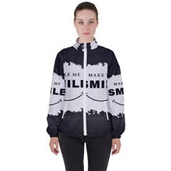 Women s High Neck Windbreaker 