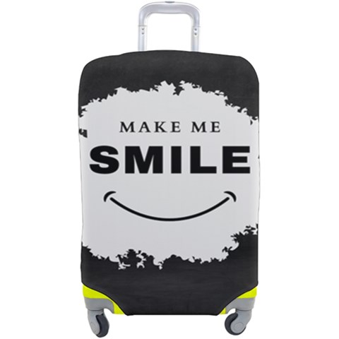 Black And White Simple Make Me Smile T Shirt 20250203 014057 0000 Luggage Cover (Large) from ArtsNow.com