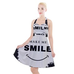 Halter Party Swing Dress  