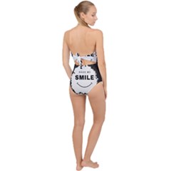 Scallop Top Cut Out Swimsuit 