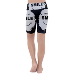 Kids  Lightweight Velour Cropped Yoga Leggings 