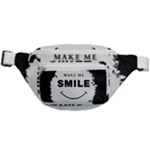 Black And White Simple Make Me Smile T Shirt 20250203 014057 0000 Fanny Pack