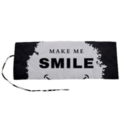 Black And White Simple Make Me Smile T Shirt 20250203 014057 0000 Roll Up Canvas Pencil Holder (S) from ArtsNow.com