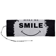 Black And White Simple Make Me Smile T Shirt 20250203 014057 0000 Roll Up Canvas Pencil Holder (M) from ArtsNow.com