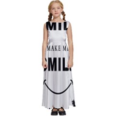 Kids  Satin Sleeveless Maxi Dress 