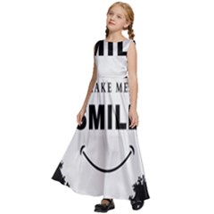 Kids  Satin Sleeveless Maxi Dress 