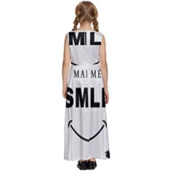 Kids  Satin Sleeveless Maxi Dress 