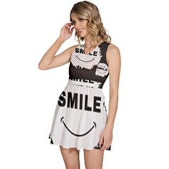 Sleeveless High Waist Mini Dress 