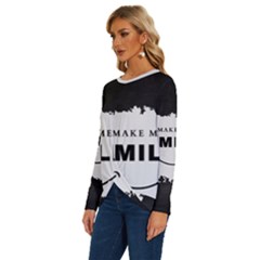 Long Sleeve Crew Neck Pullover Top 