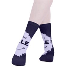 Smooth Crew Length Tube Socks 