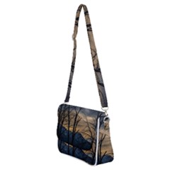 Shoulder Bag with Back Zipper 