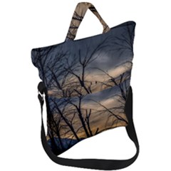 Fold Over Handle Tote Bag 