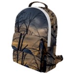 Tree silhouette at border of nahuel haupi lake, rio negro, argentina Flap Pocket Backpack (Small)