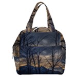 Tree silhouette at border of nahuel haupi lake, rio negro, argentina Boxy Hand Bag