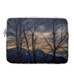 Tree silhouette at border of nahuel haupi lake, rio negro, argentina 14  Vertical Laptop Sleeve Case With Pocket