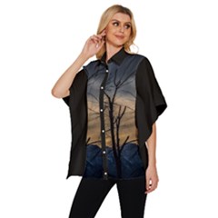 Women s Batwing Button Up Shirt 